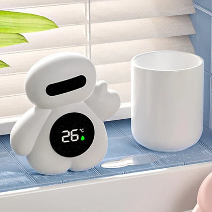 Baby Bath Thermometer Tub Temperature Monitor Hot Cold Water Resistant Temperature Warning Monitor Upgraded Sensor LED Display