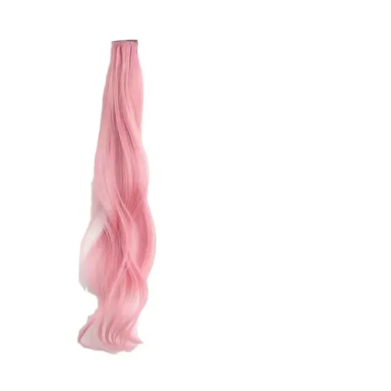Sweet Kids Girl Wigs Hair Clip Cute Cool Candy Color Braid Wigs Hair Pin Hanging Ears Hair Dyeing Wig Headwear