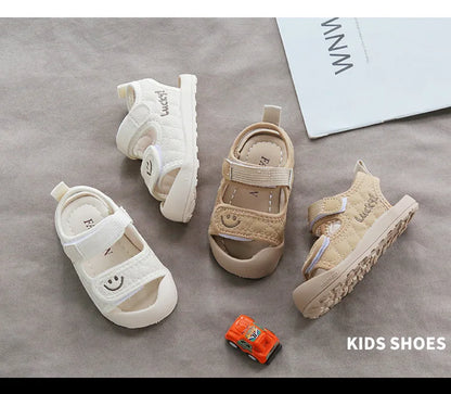 Children Shoes Little Kids Sport Sandals Lucky Smile Face Unisex Baby Boys Girls Casual Anti-slip Sandals