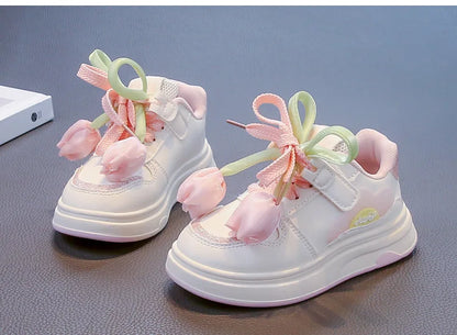 Child Sportshoe Four Season New Korean Version Child Flat Bottomedshoe Casual Girl Slip Fashion Men Women Versatile Runningshoe