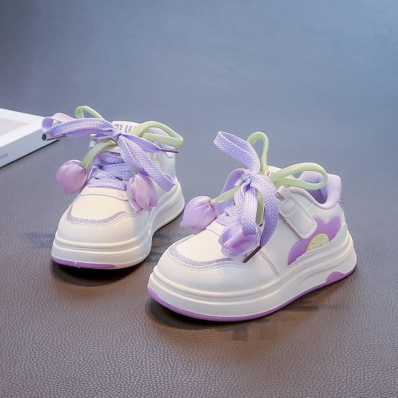 Child Sportshoe Four Season New Korean Version Child Flat Bottomedshoe Casual Girl Slip Fashion Men Women Versatile Runningshoe