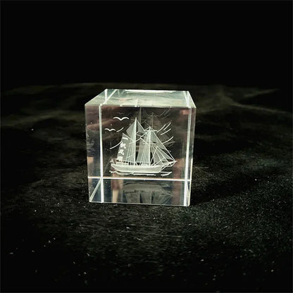 Rain Clouds Raindrop Cloud Square Crystal Ornaments Heart Shape Home Office Decor Birthday Valentine's Day Gifts