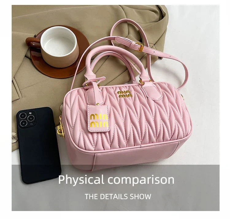 New Women Small Square Bag Versatile Casual Fashion Multi-way Shoulder Crossbody Tote for Daily Use Hand Bags for Women