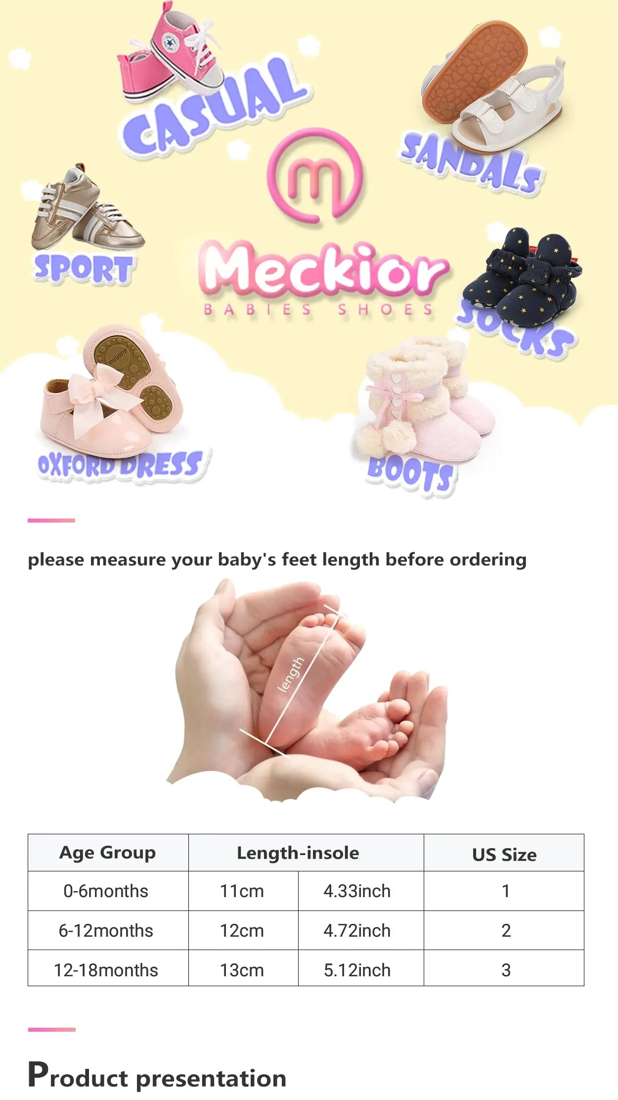 Casual Style Buckle Decoration Beach Baby Sandals Anti-slip Comfortable Soft-soled Baby First Walkers