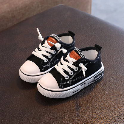 New Children's Canvas Shoes Fashion Baby Board Shoes Girls' Breathable Single Shoes Boys' Casual Shoes