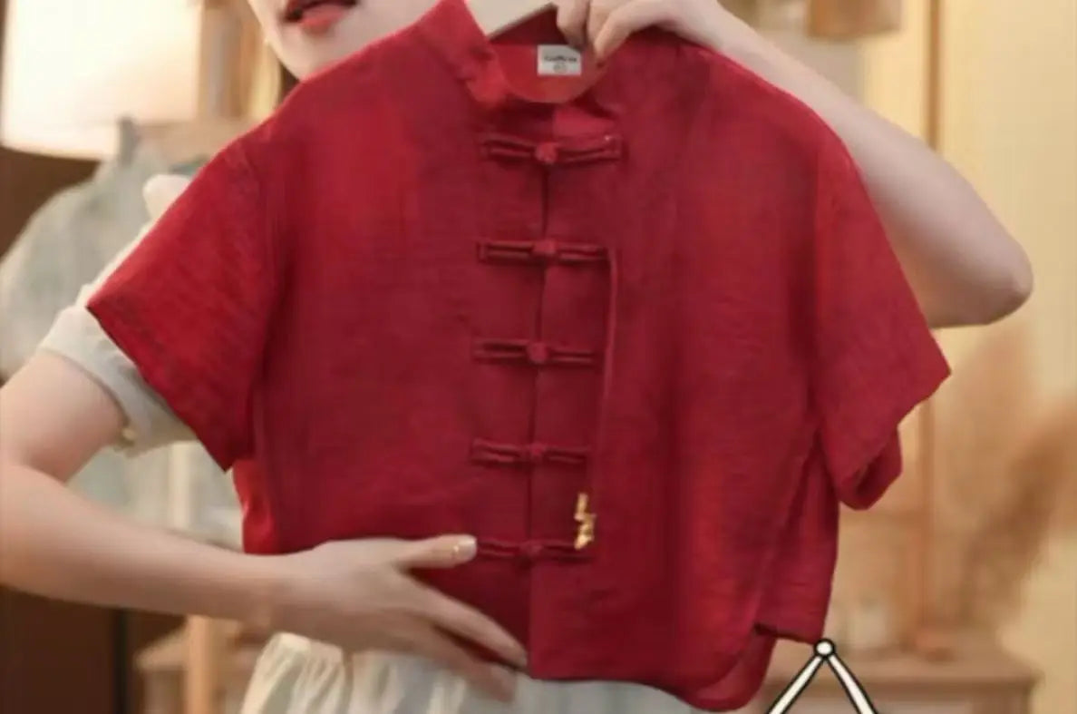 Chidren Clothing Set Casual Boys Summer Chinese Style Short Sleeve Shirt Shorts 2 PCs Set Kids Chinese Traditional Clothing