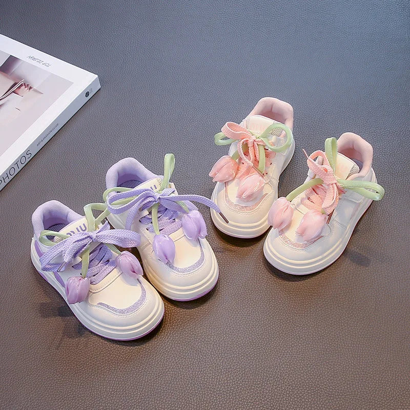 Child Sportshoe Four Season New Korean Version Child Flat Bottomedshoe Casual Girl Slip Fashion Men Women Versatile Runningshoe