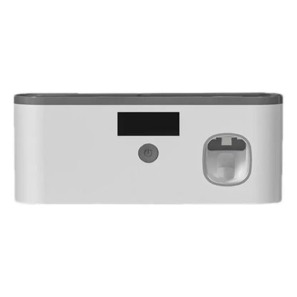 Wall Toothbrush Holder for Bathroom UV Toothbrush Organizer Toothpaste Dispenser USB Rechargeable 5 Slots Bathroom Supplies