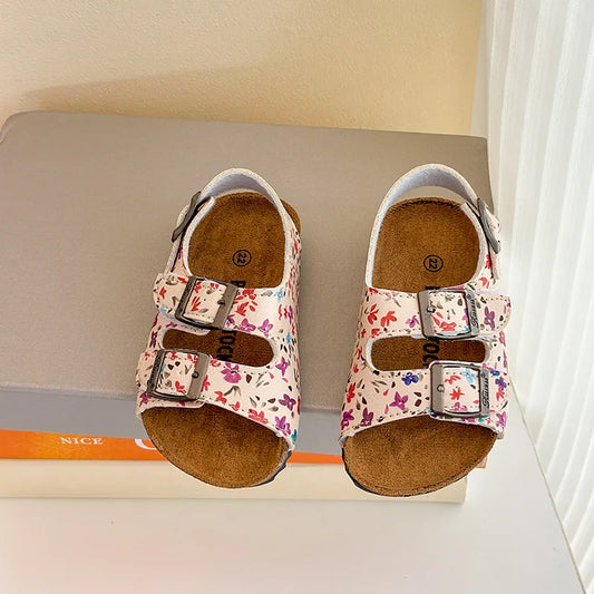 Boys Girls Summer Outdoor Soft Sole Anti Slip Kids Shoes Toddler Casual Open Toe Flat Sandals сандали