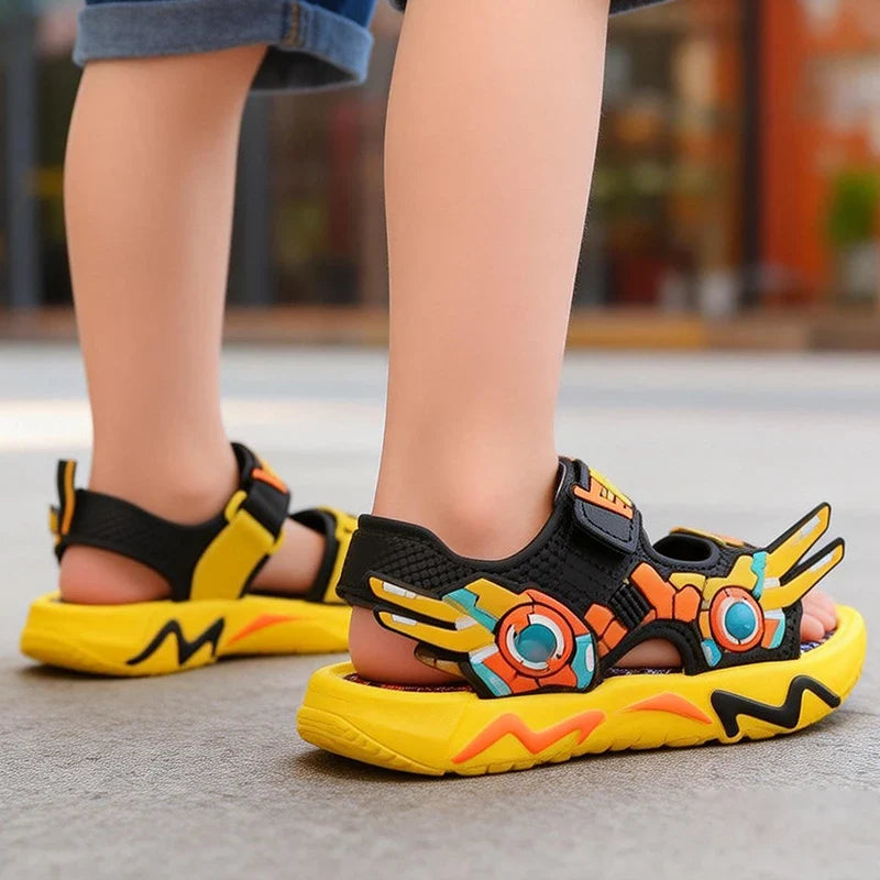 Soft Sole Anti Slip Cartoon Design Beach Outdoor Sandals