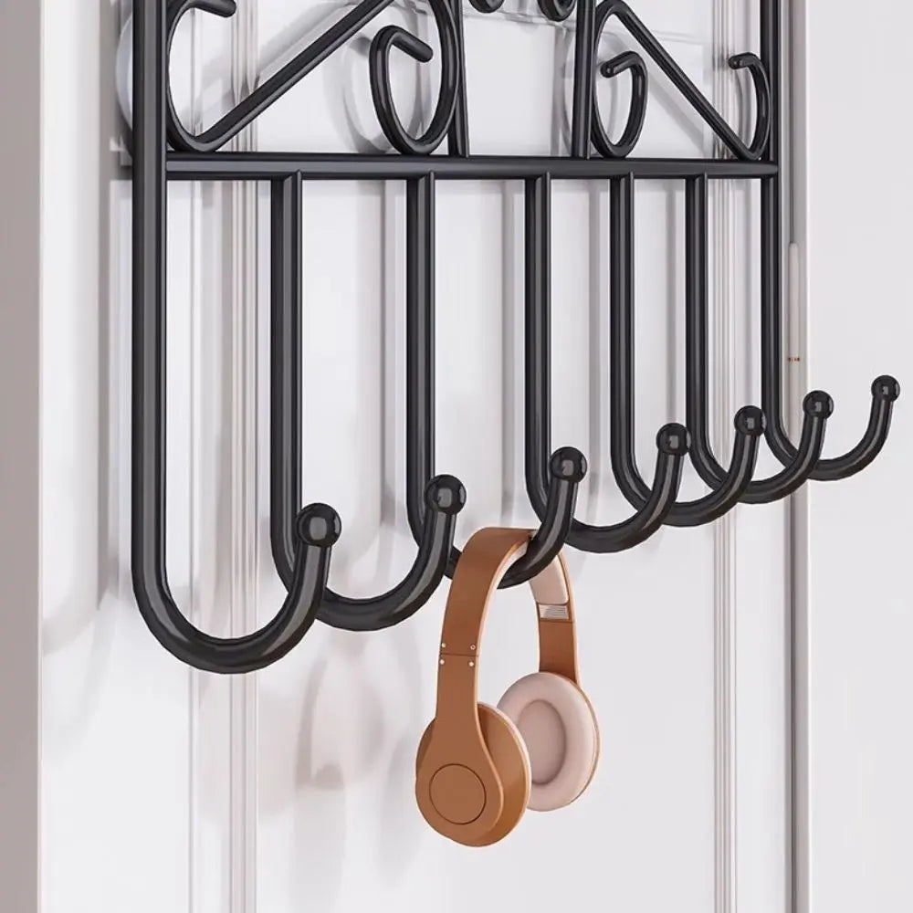 New No Punch Door Storage Hook Universal Household Home Storage Rack Multifunction Traceless Wall Hanger Hook
