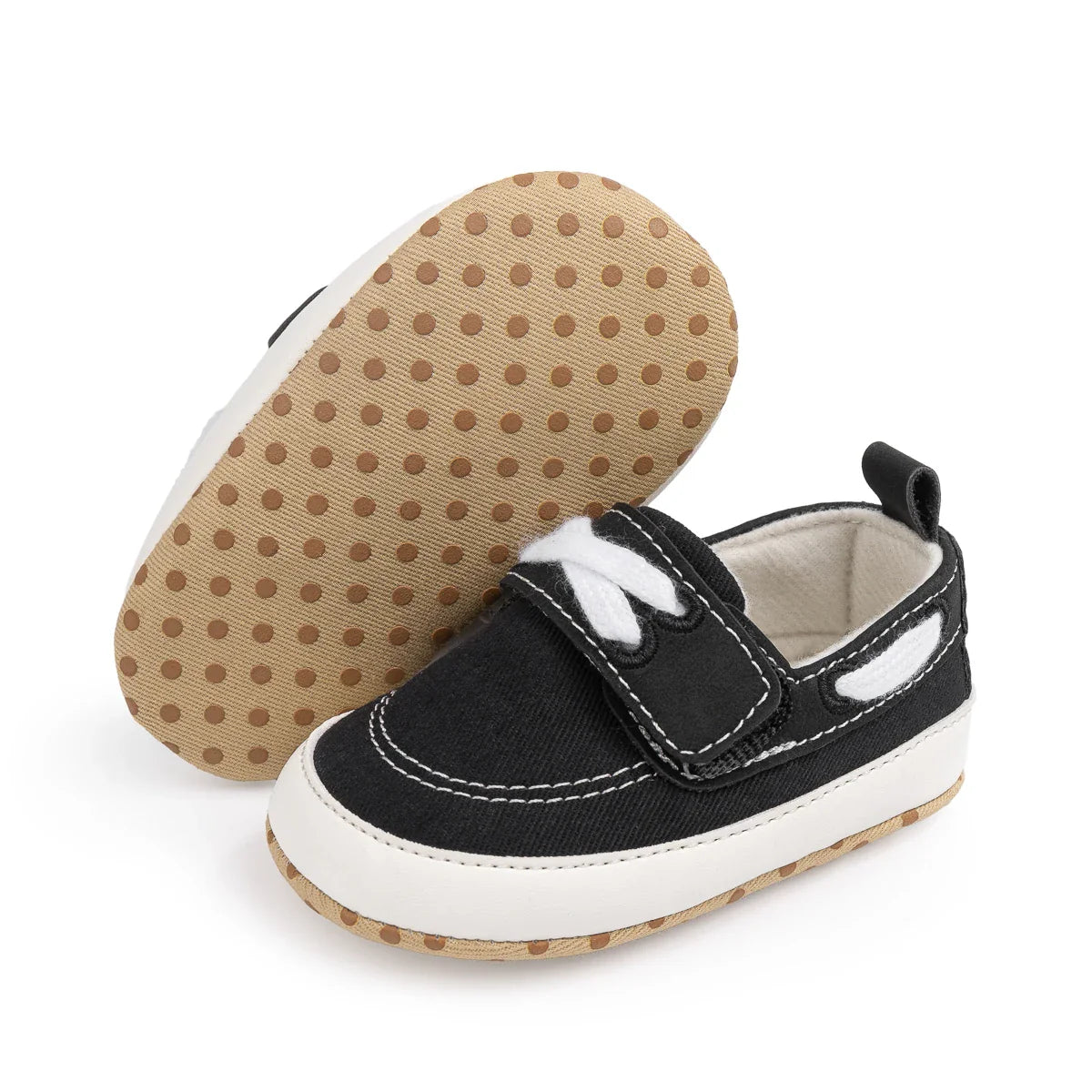 Newborn Baby Shoes Unisex Classic Canvas Casual Sneakers Fashion Versatile Sports Style Toddler Cotton Sole Comfortable Shoes