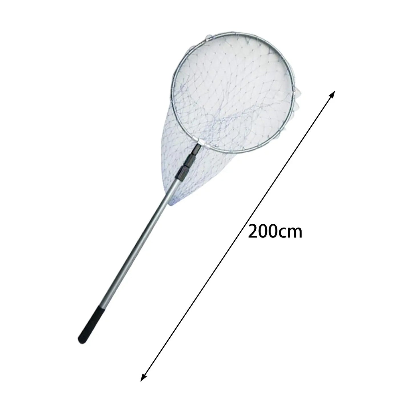 Fish Landing Net Long Handle Fish Releasing Net for Freshwater Men Women