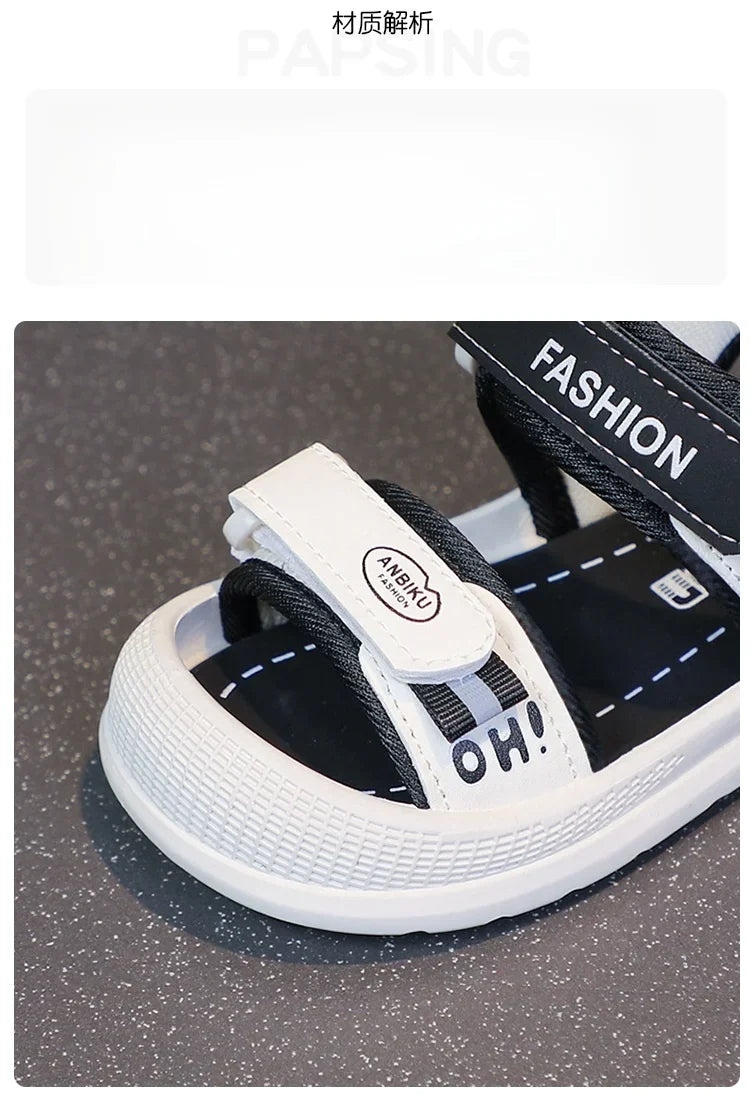 Toddler Sandals For Baby  Boys Girls Sandals Soft-soled Cartoon First Step Footwear For Infant Kids Trend Fashion