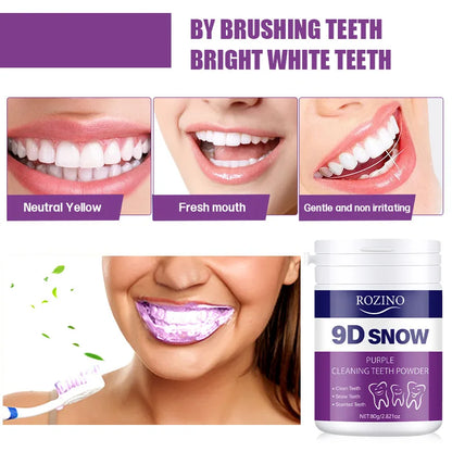 Teeth Cleaning Powder Sulfate Free Deep Cleaning and Polishing Fresh Breath Toothpaste Natural Pearl Essence