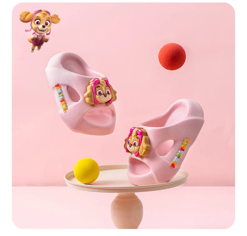 Children's Anime Slides | Boys & Girls Outdoor Non-Slip Soft Soled Sandals & Home Slippers – PAW Patrol