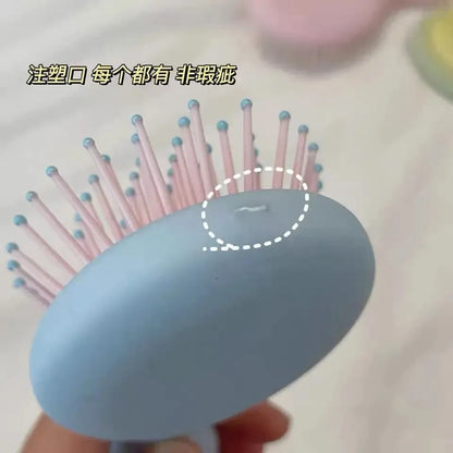 Hello Kitty Air Cushion Comb Sanrio Kuromi Cinnamoroll Air Cushion Comb Kawaii Hello Kitty Y2k Things Black Portable Combs Girls