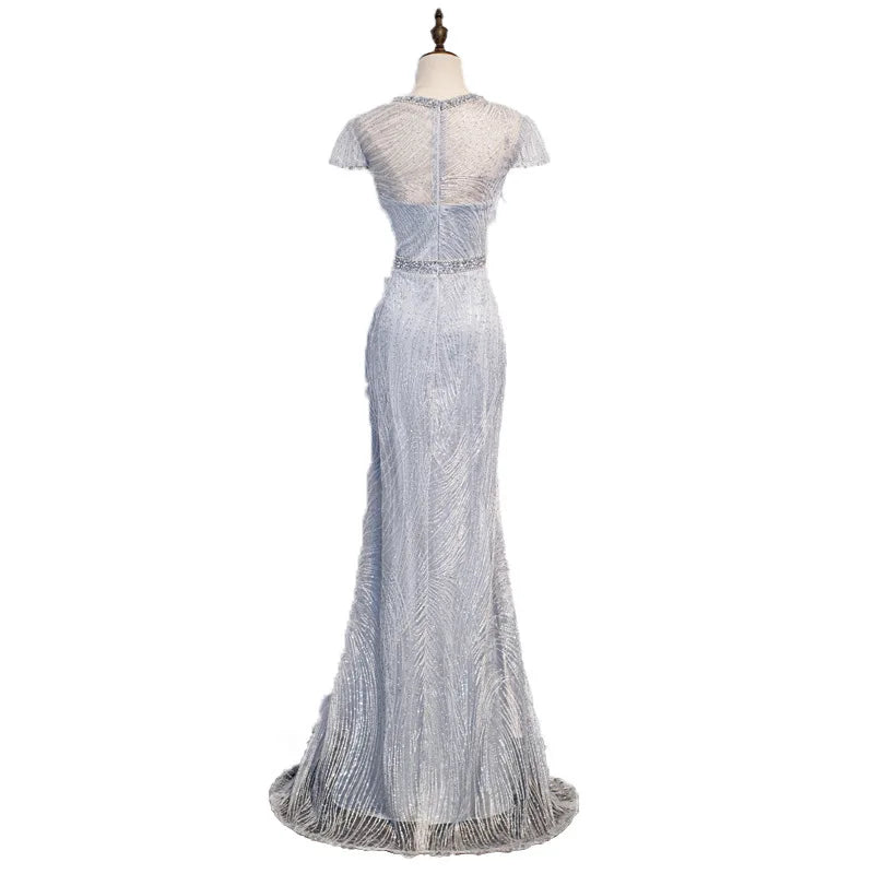 New Elegant Evening Wedding Party Formal Dress Festa Mermaid Ball Gown For Hosts At Banquets And Annual Meetings Gala Gowns