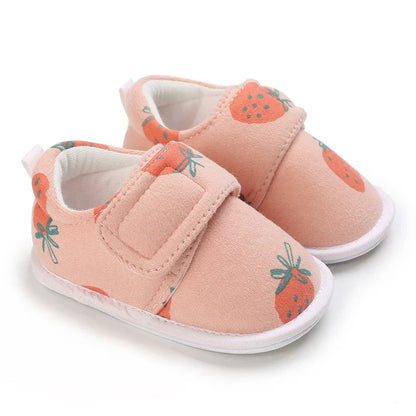 Spring and Autumn Women's Baby Casual Sports Shoes Soft Sole Anti slip Indoor and Outdoor Walking Shoes First Step Walking Shoes