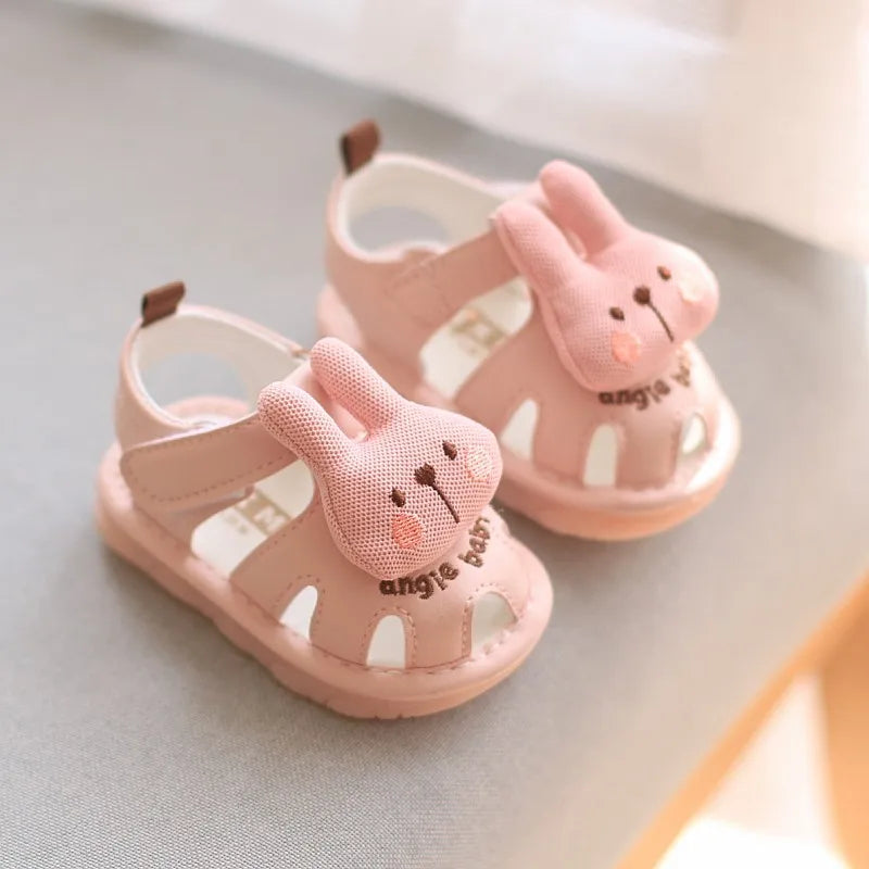 Baby Boys Girls Sandals Summer Baby Wedding Dress Flat Shoes Newborn Crib Shoes First Walkers Prewalkers Shoes