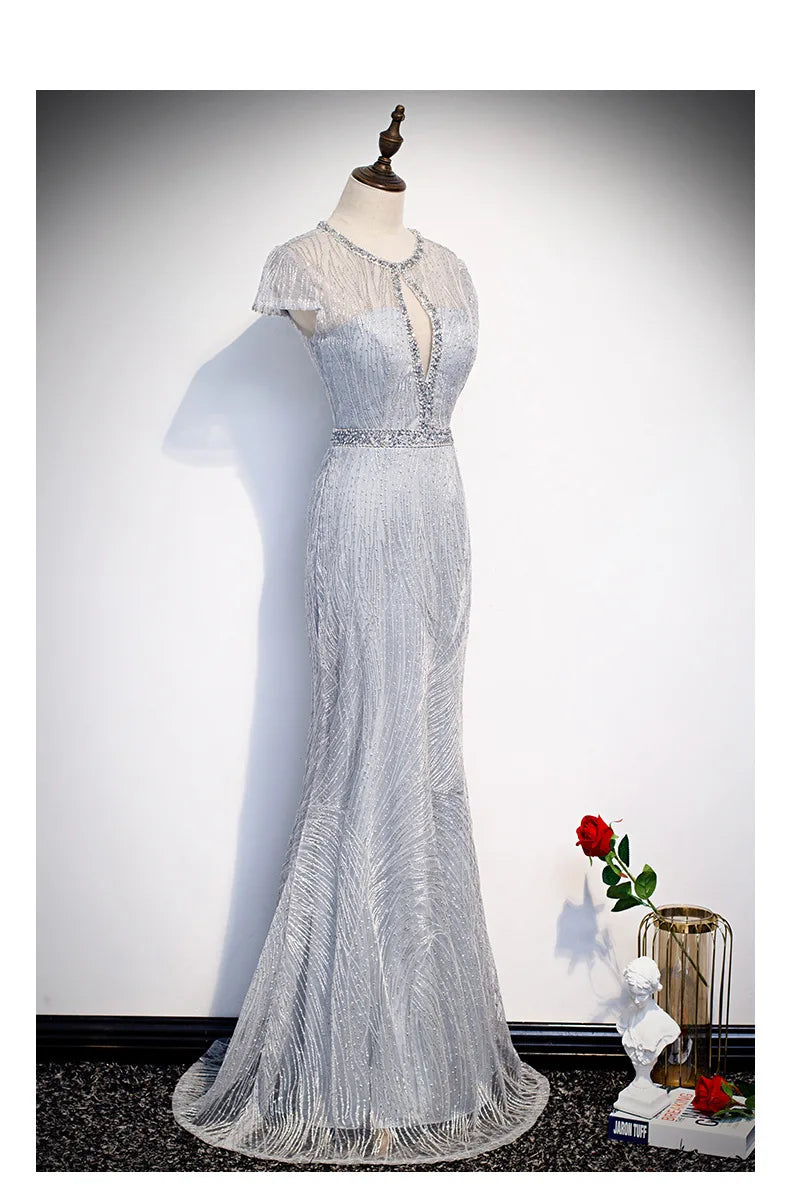 New Elegant Evening Wedding Party Formal Dress Festa Mermaid Ball Gown For Hosts At Banquets And Annual Meetings Gala Gowns