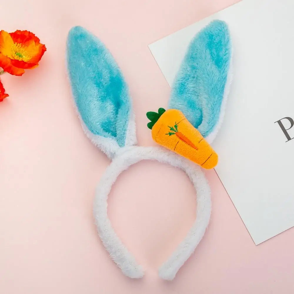 Easter Headband Cartoon-Inspired Party Props Hairband Lolita Cosplay Headwear Playful Rabbit Ear Headband For Themed Parties
