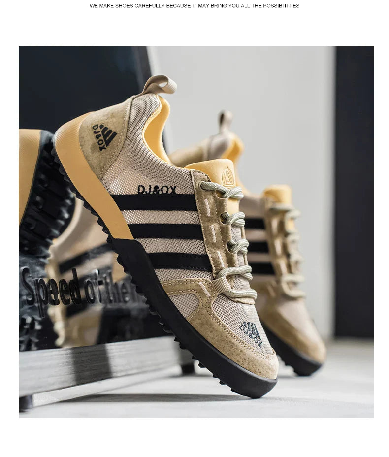 Men's Shoes Fashion Versatile Breathable Board Shoes Thick soled Trendy Casual Shoes  (Available)