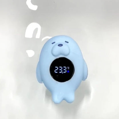Baby Bath Thermometer Tub Temperature Monitor Hot Cold Water Resistant Temperature Warning Monitor Upgraded Sensor LED Display