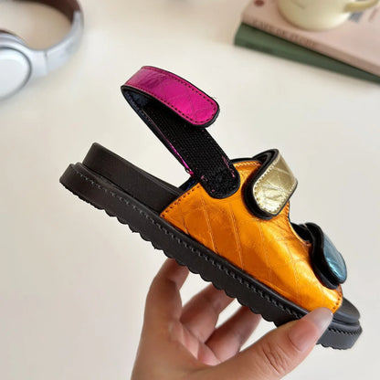Children Shoes Hemp Rope Set Foot Beach Sandals Outdoor All-match Casual Slippers Large Size Baby Girl Shoes