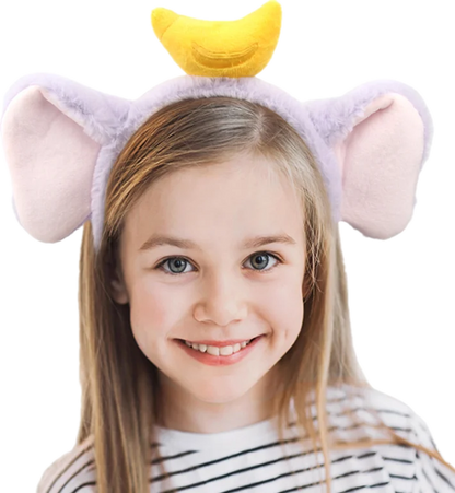 Mickey Mouse Disney Fashion Women Bow Bear Ear Plush Hair Band Cartoon Headband Female Sweet Cute Girls Hairband Hair Accessorie