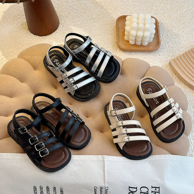 Summer New Collection Forest Girl Shoe Hollow Princess Shoe Fashion Roman Sandals Soft Sole Boy Beach Shoe