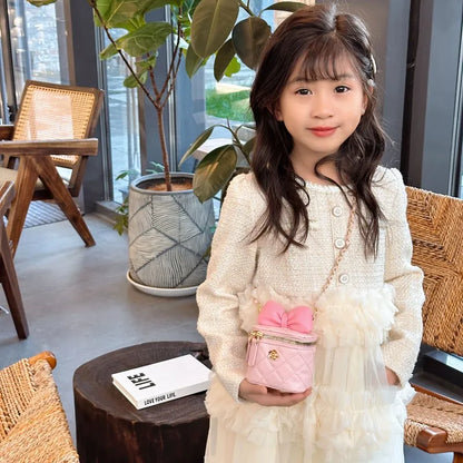 Children Bag New Girl Crossbody Bags Fashion Chain Bags Bow Shoulder Bags Versatile Girl Bag Sweet Princess Bag mochila infantil