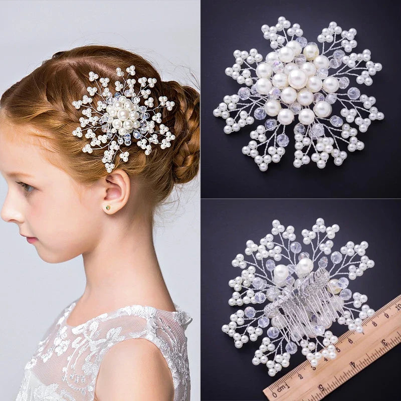 Vintage Pearl Hair Clip for Qipao, Retro Shanghai Style Barrettes, Elegant Hairpin