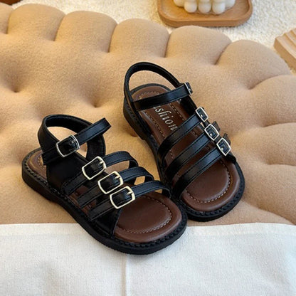 Summer New Collection Forest Girl Shoe Hollow Princess Shoe Fashion Roman Sandals Soft Sole Boy Beach Shoe