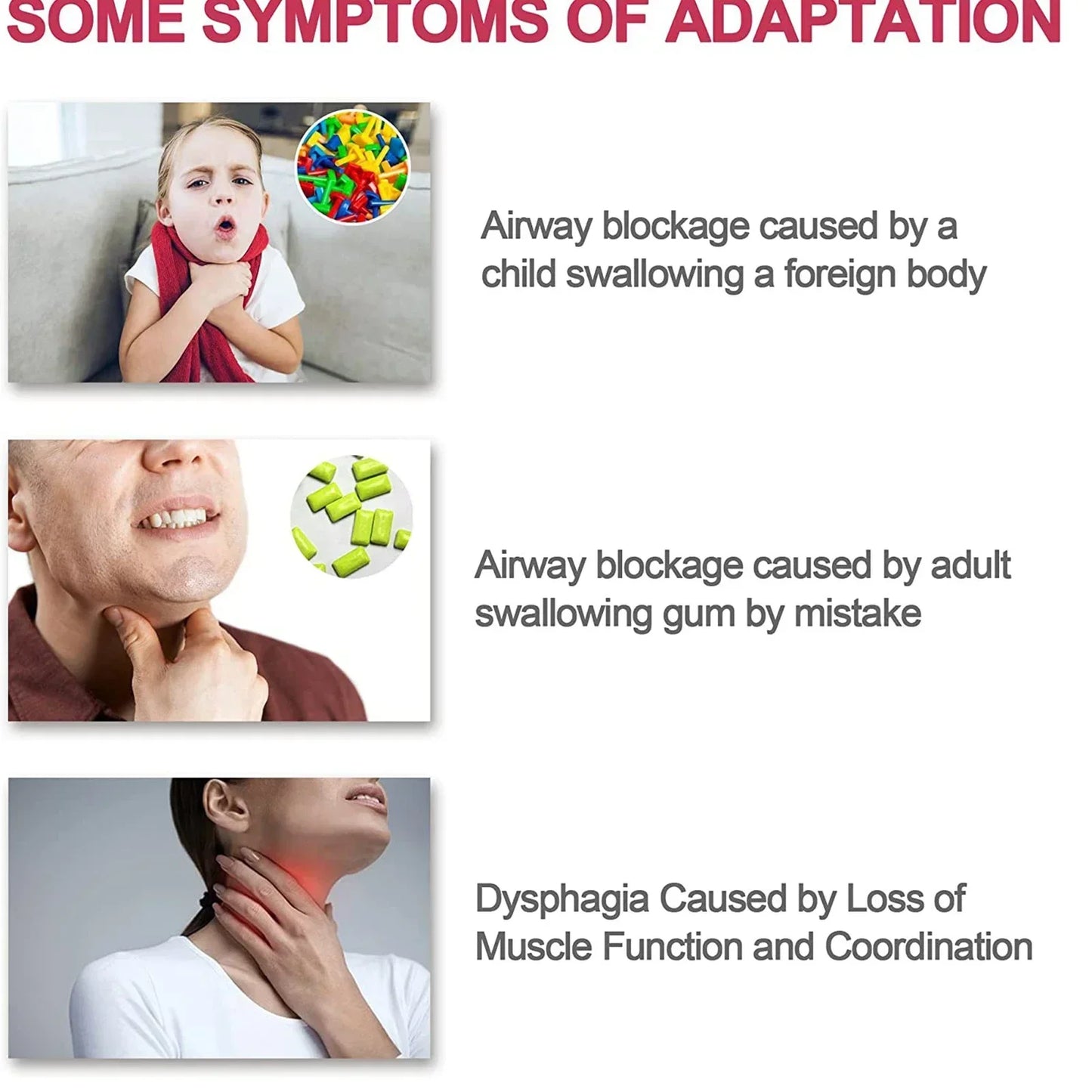 Upgrade Portable Anti Choking Device Choking Emergency Life Saving Suction Vac Anti Choke Device First Aid Kit for Kids Adults