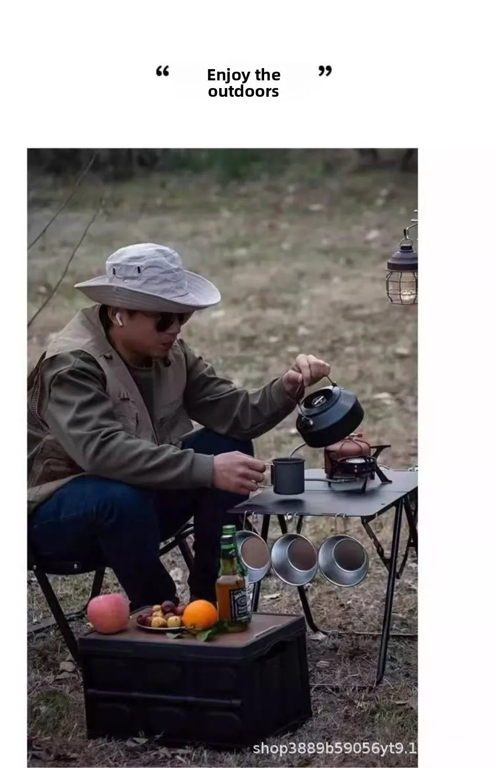 Outdoor for Camping IGT Tactical Table High-Density Carbon Steel Lightweight Tea Table Multifunctional Quick-Open Folding Desk
