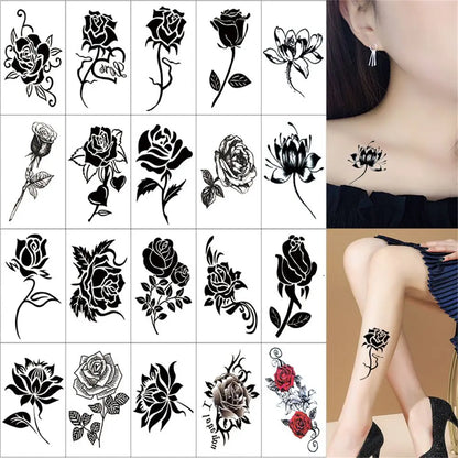 Fashion Butterfly Women Tattoos Body Art Stickers Waterproof Tattoo Stickers Temporary