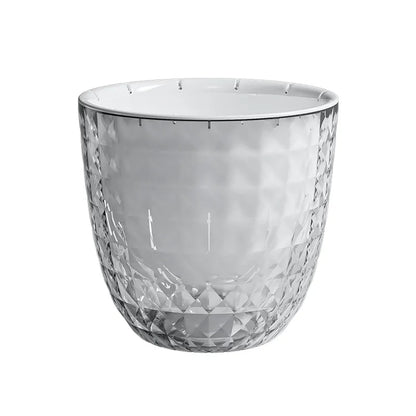 Self Watering Flowerpot Automatic Water Absorbing Flowerpot Transparent Double Layer Plastic Succulent Plant Pot Decorative Pot
