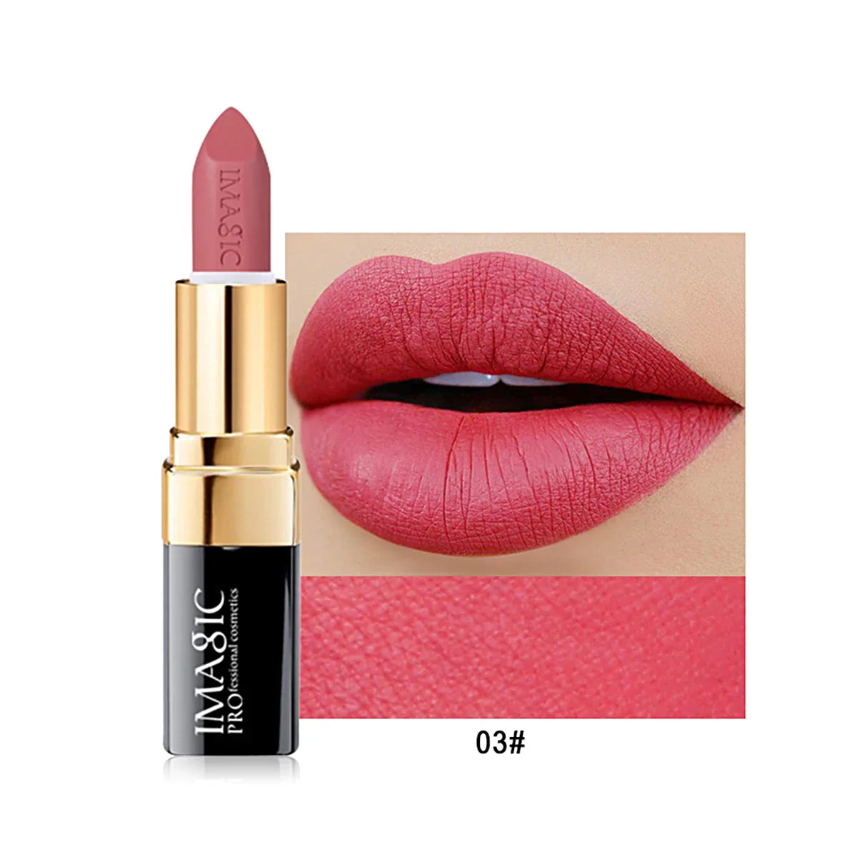 Lipstick Matte Waterproof Velvet Pigment Nude Rouge Waterproof Long Lasting Lip Profissional Cosmetics Beauty