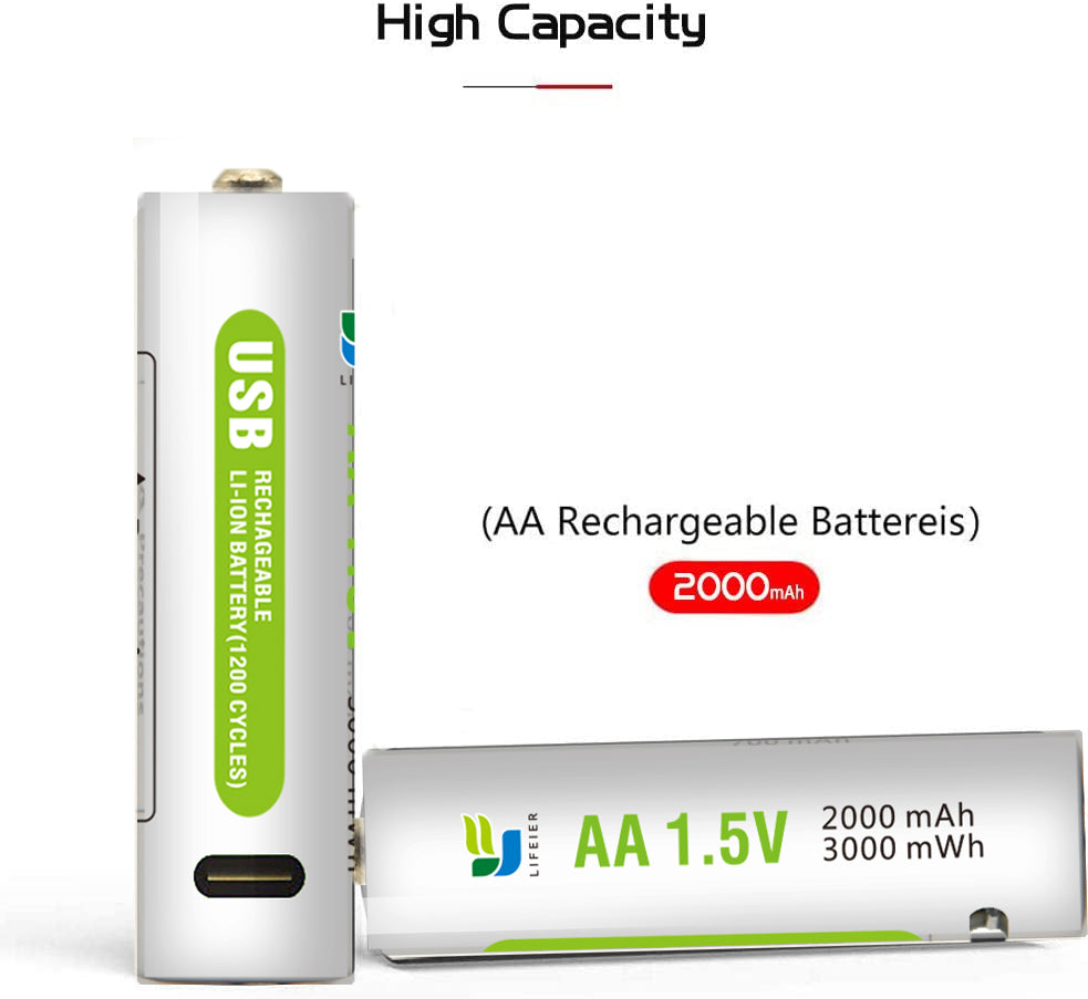 USB Rechargeable Battery For Toys & Home Appliance (Available)