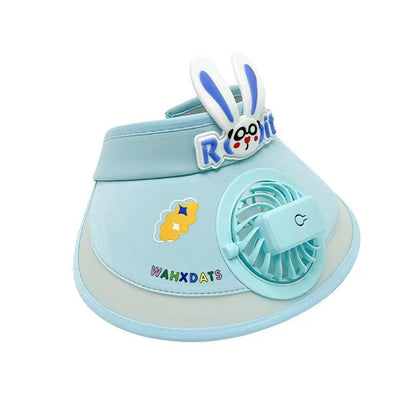 Summer Cap With rechargeable Fan For Kids & Adult