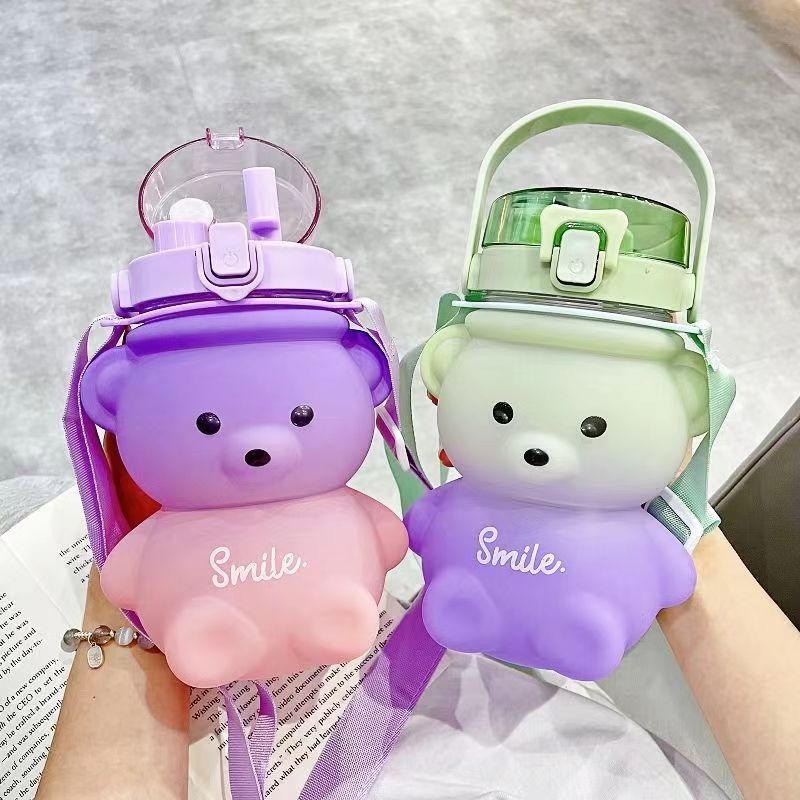 Cartoon Leakproof Water Bottles For Kids