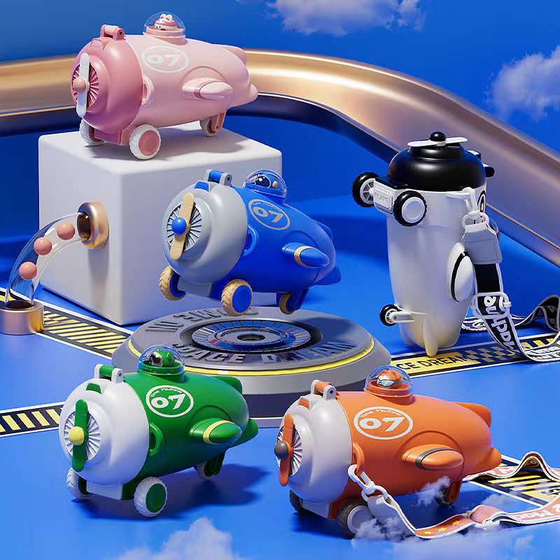 Cartoon Leakproof Water Bottles For Kids ( Available )