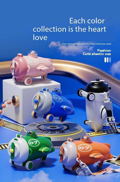Cartoon Leakproof Water Bottles For Kids ( Available )
