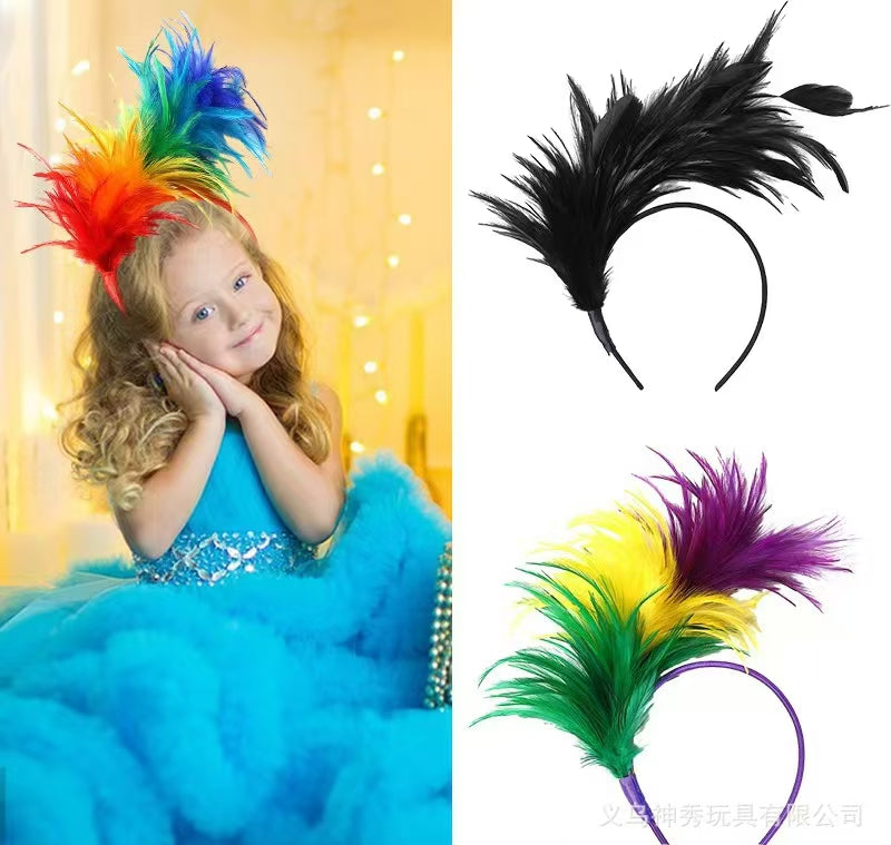 Girl's Fashion Feather Headband