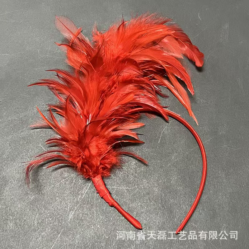 Girl's Fashion Feather Headband