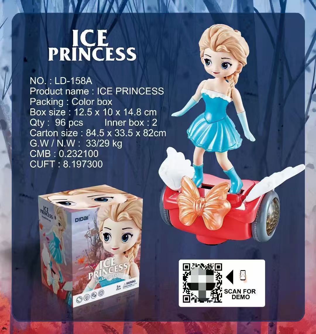 Ice Princess Balancing Car