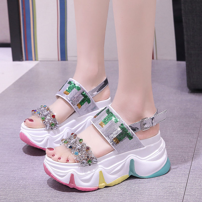 New Summer Single-Strap Height-Enhancing Sports Roman Shoes