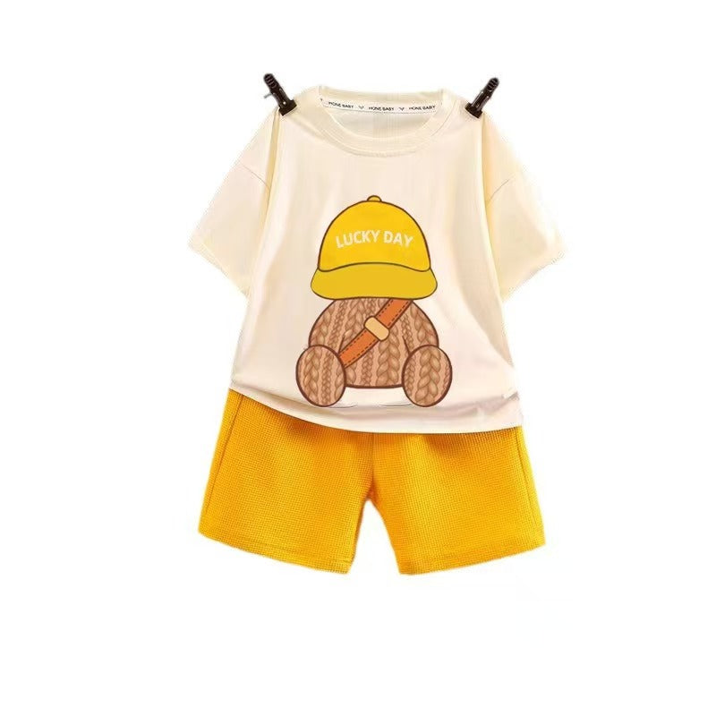 Baby boy sweatshirt set Bangladesh kids clothing outfit set soft warm comfortable toddler wear