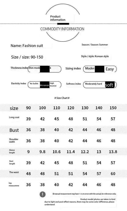 Boys Summer Clothes Handsome Children's Clothing Boys Suits (Available)